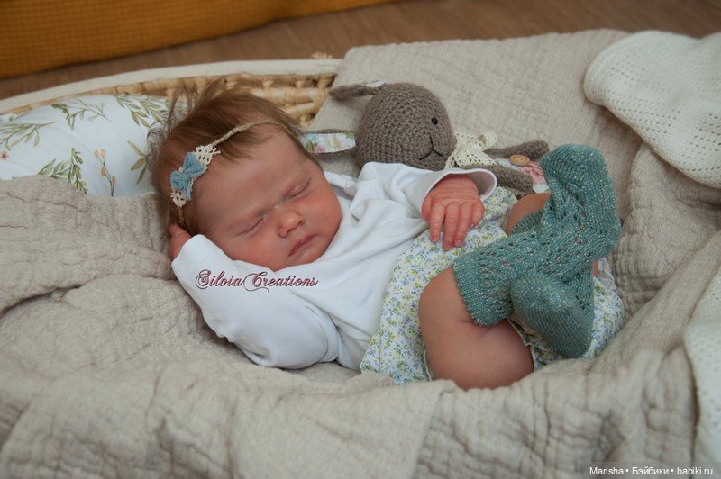 Realborn Silvia asleep (Bountiful Baby), автор прототипа Silvia Ezquerra (фото 3)