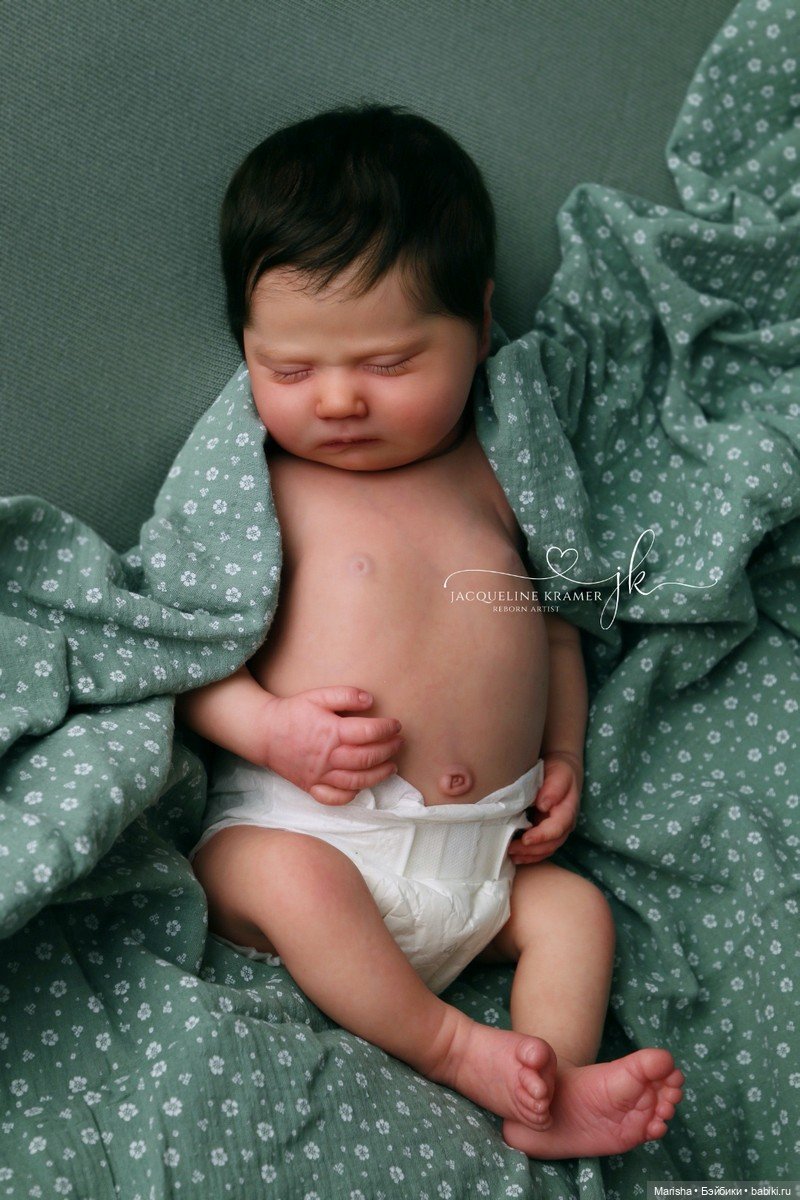 Realborn Silvia asleep (Bountiful Baby), автор прототипа Jacqueline Kramer (фото 5)