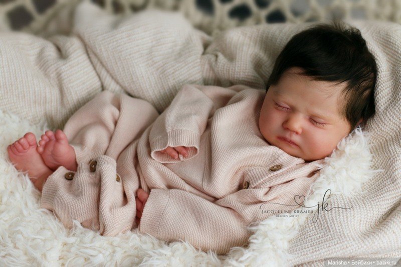 Realborn Silvia asleep (Bountiful Baby), автор прототипа Jacqueline Kramer (фото 4)