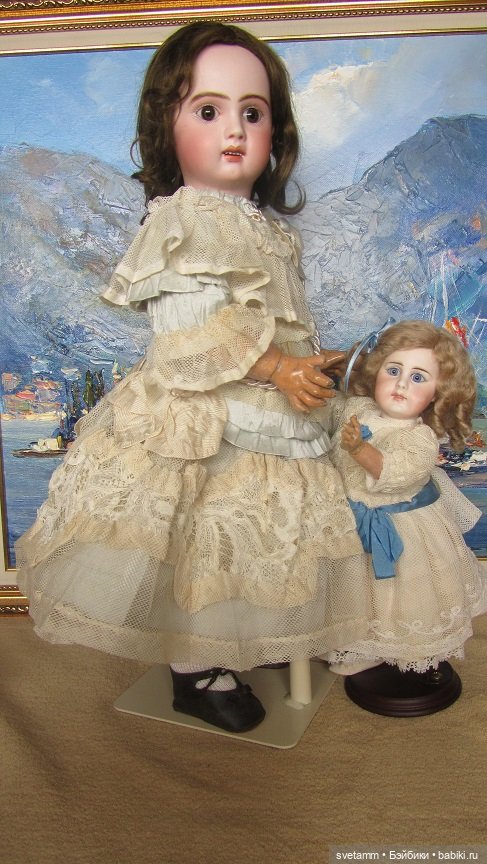 Платье для антикварной куклы. Продолжение. Кукла- тайна (фото 10)