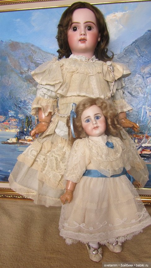 Платье для антикварной куклы. Продолжение. Кукла- тайна