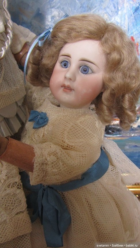 Платье для антикварной куклы. Продолжение. Кукла- тайна