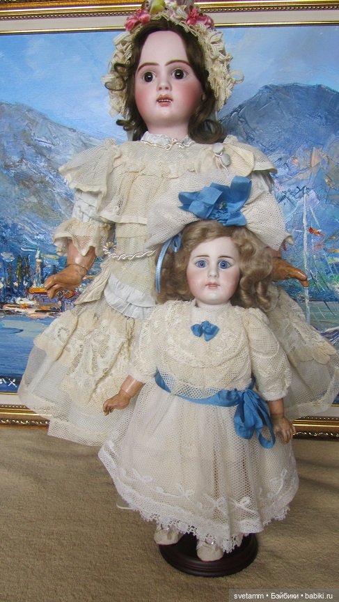 Платье для антикварной куклы. Продолжение. Кукла- тайна (фото 9)