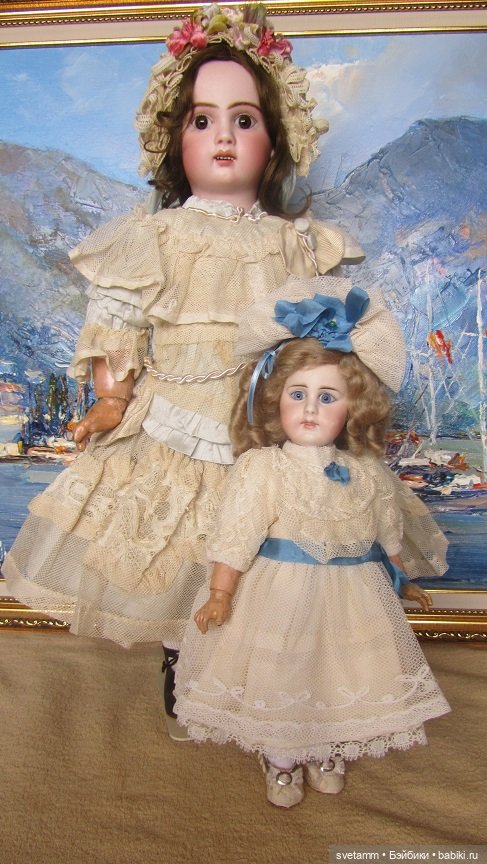 Платье для антикварной куклы. Продолжение. Кукла- тайна
