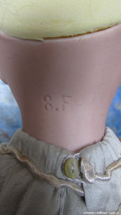 Платье для антикварной куклы. Продолжение. Кукла- тайна (фото 8)