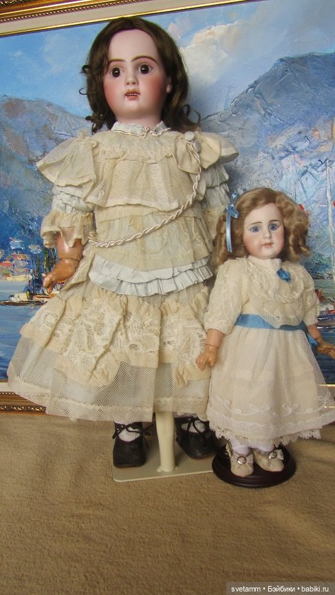 Платье для антикварной куклы. Продолжение. Кукла- тайна