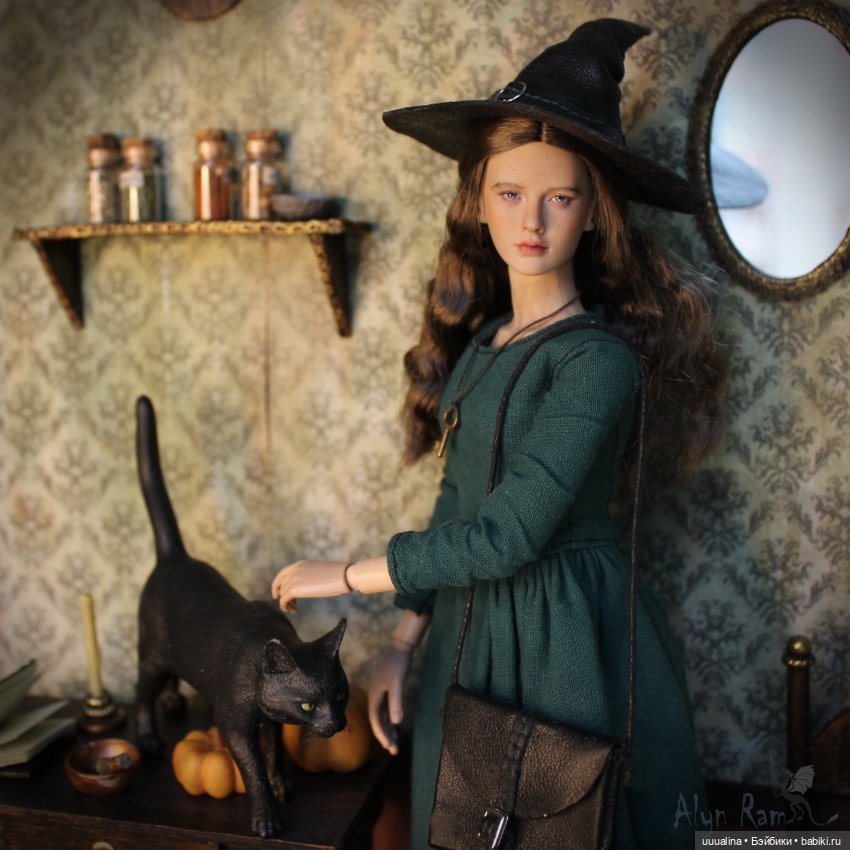 Ведьмочка в формате 1/6) Мой ООАК