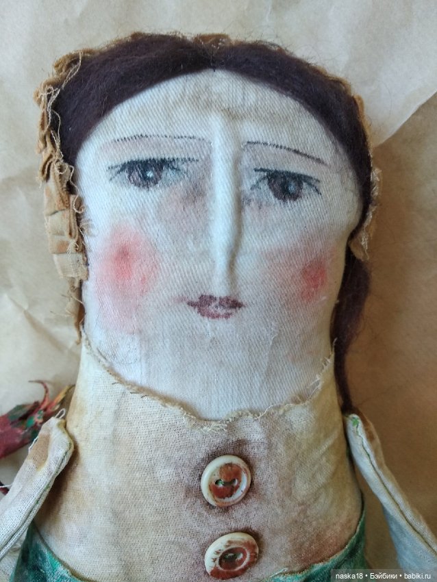 Кукла с птицей — Авторские текстильные куклы: Вальдорфские (фото 7)