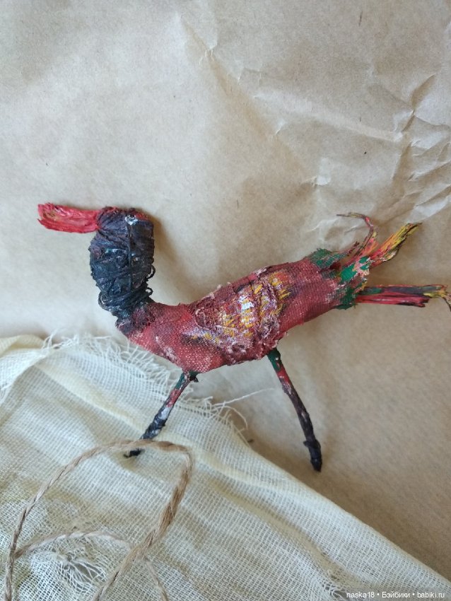 Кукла с птицей — Авторские текстильные куклы: Вальдорфские (фото 5)