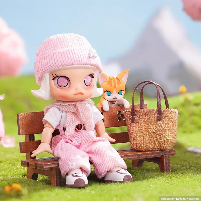 Очаровательная новая Molly Cherry Blossom от Pop mart (фото 3)