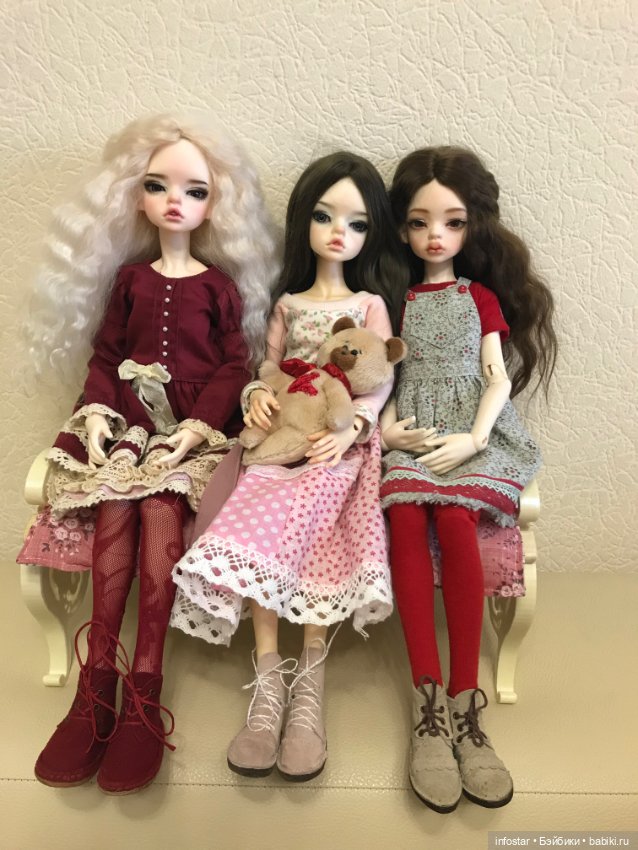 Три девицы под окном — Гибридизация кукол BJD (БЖД): пересадка головы