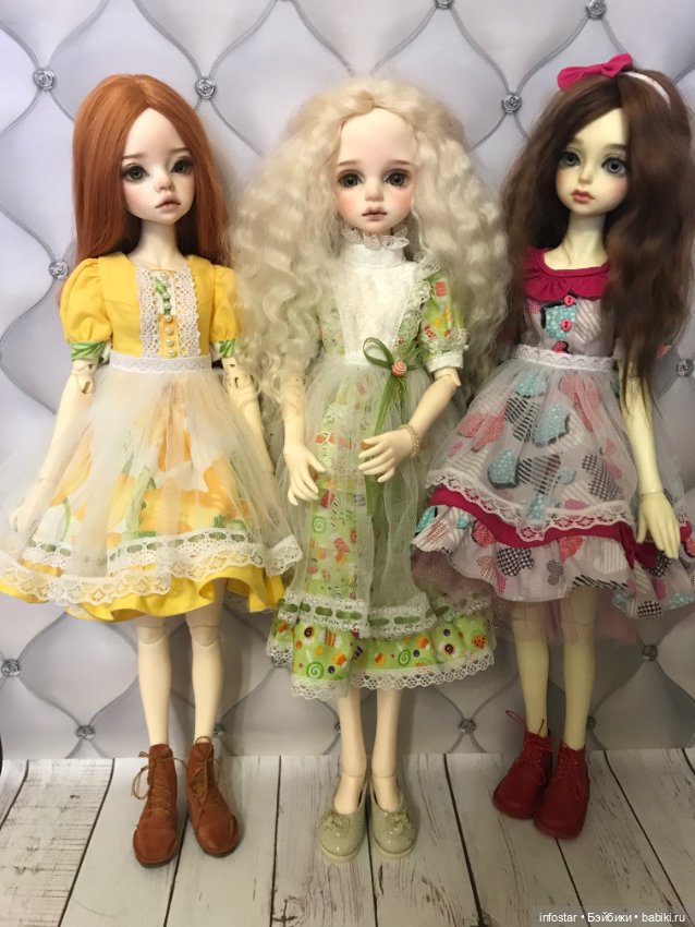 Три девицы под окном — Гибридизация кукол BJD (БЖД): пересадка головы