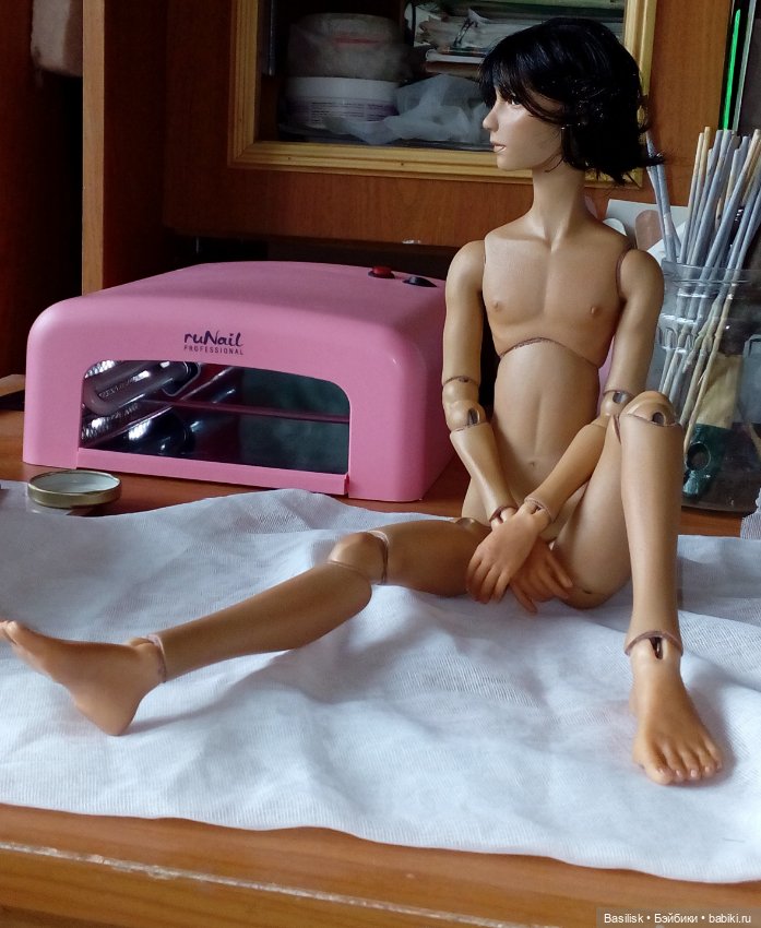 Мальчик 03 — Авторские шарнирные куклы своими руками: лепка (фото 5)