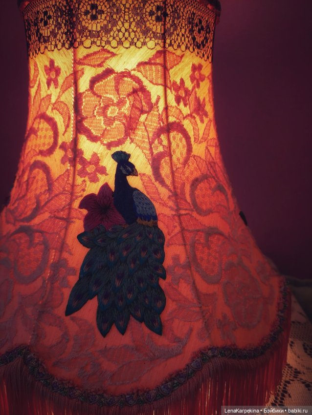 Абажур доработанный — Вышивка крестиком (фото 8)