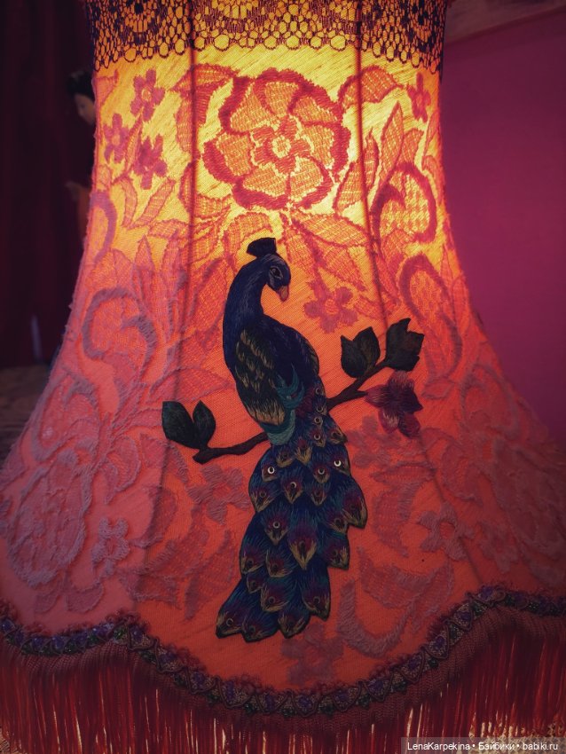 Абажур доработанный — Вышивка крестиком (фото 7)