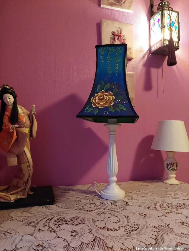 Совиный абажур. Тоже доработанный