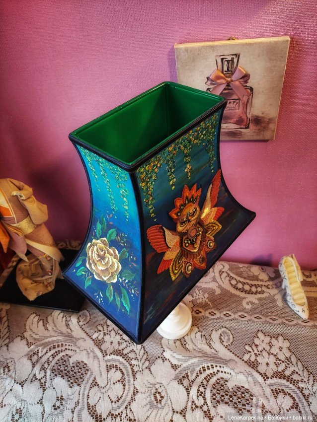 Совиный абажур. Тоже доработанный