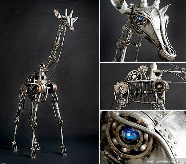 Стимпанк скульптуры от Эндрю Чейза (Andrew Chase)