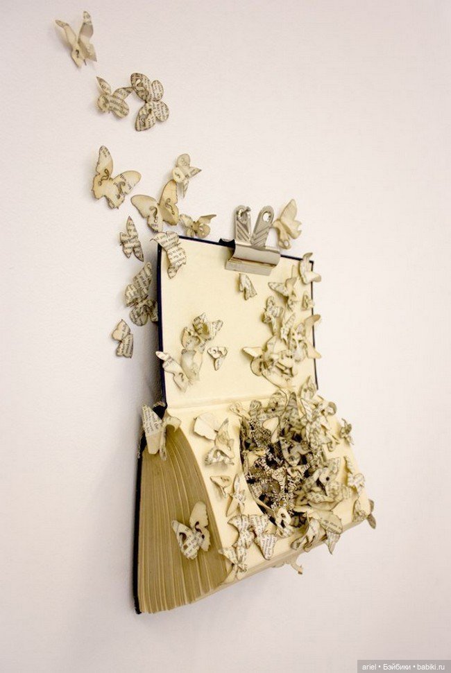 Книжные скульптуры Томаса Уайтмана (фото 8)