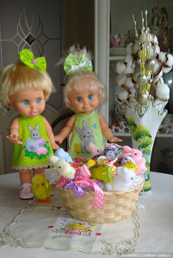 Поздравляем с Пасхой — Куклы Galoob Baby Face (Фейсинки): винтаж 90