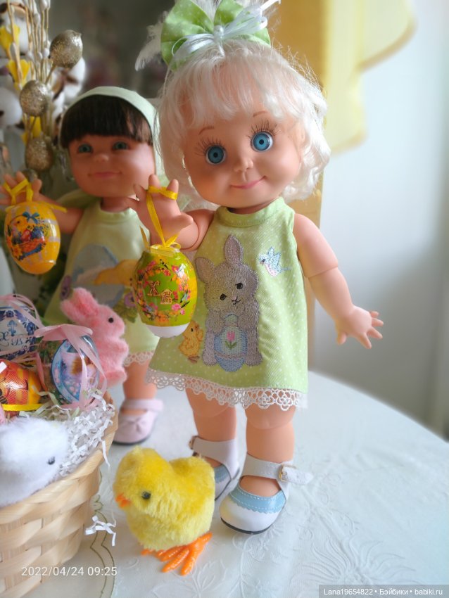 Поздравляем с Пасхой — Куклы Galoob Baby Face (Фейсинки): винтаж 90 (фото 5)