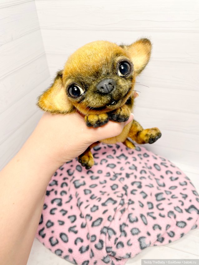 Joy 17 см чихуахуа 🐾🐶 — Реалистичные игрушки и звери (Натюр): собаки