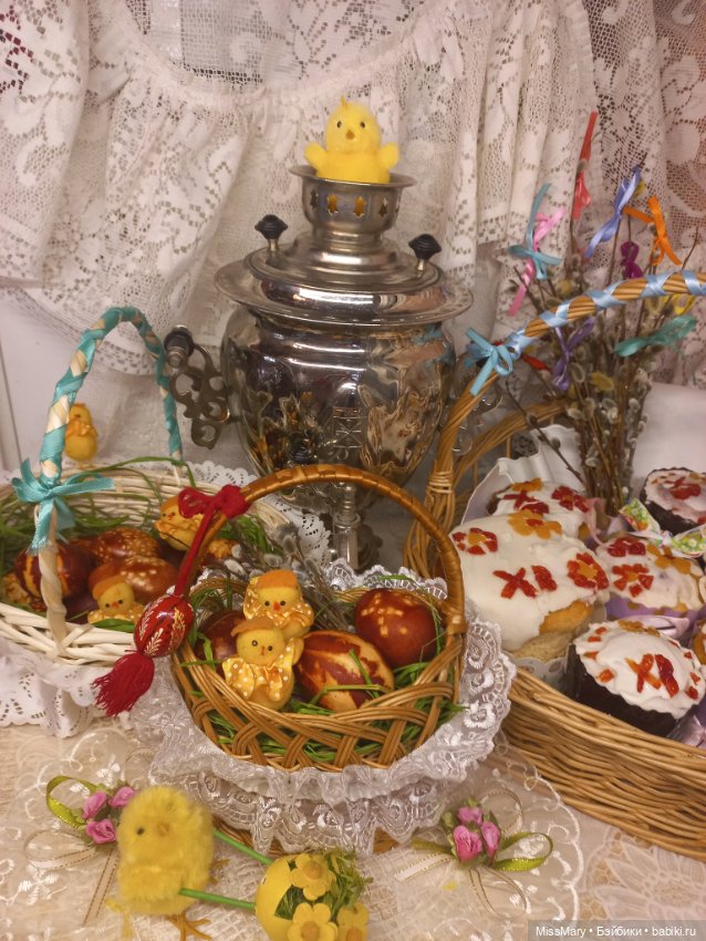 С праздником Пасхи — Пасхальные открытки и куклы: поздравления (фото 3)