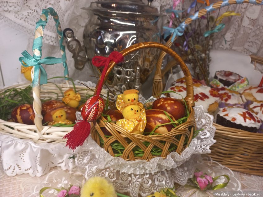 С праздником Пасхи — Пасхальные открытки и куклы: поздравления (фото 8)