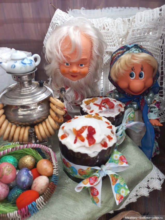 "Веселые картинки". Напекла Фаина куличей