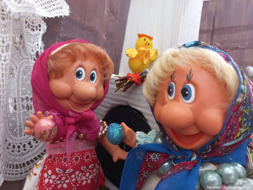 "Веселые картинки". Напекла Фаина куличей