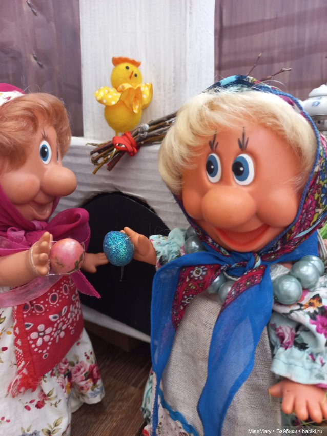 "Веселые картинки". Напекла Фаина куличей