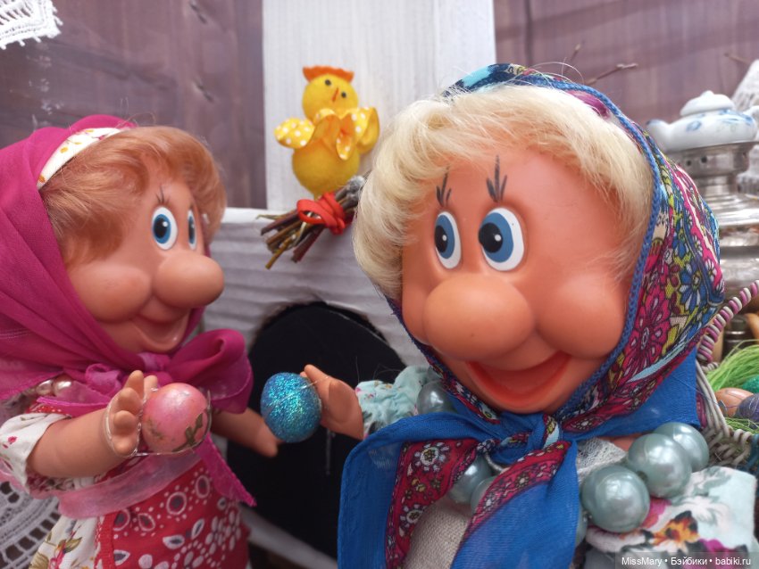 "Веселые картинки". Напекла Фаина куличей