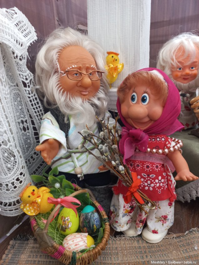 "Веселые картинки". Напекла Фаина куличей