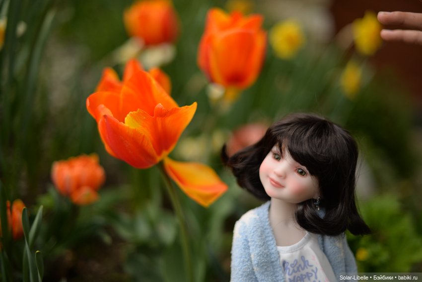 Скарлет Ruby Red на прогулке