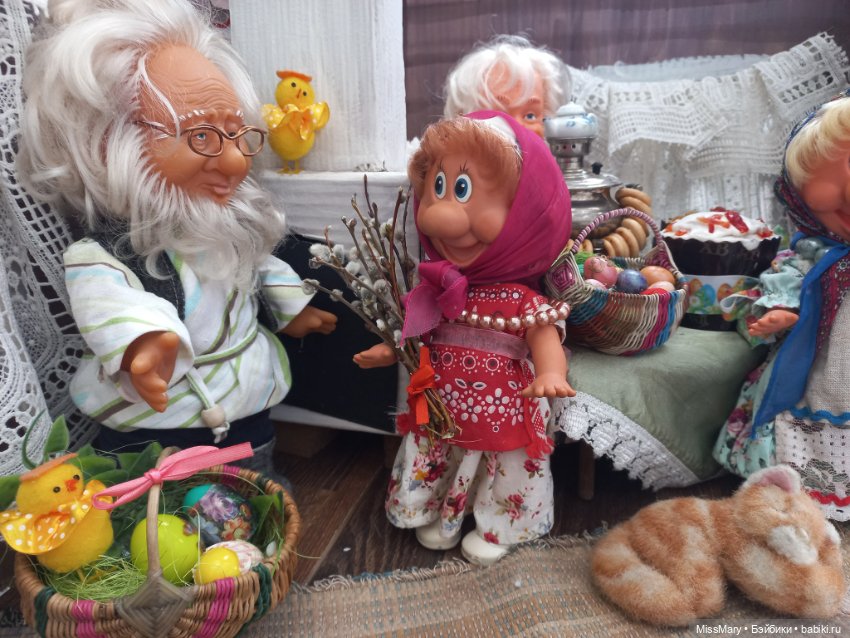 "Веселые картинки". Напекла Фаина куличей