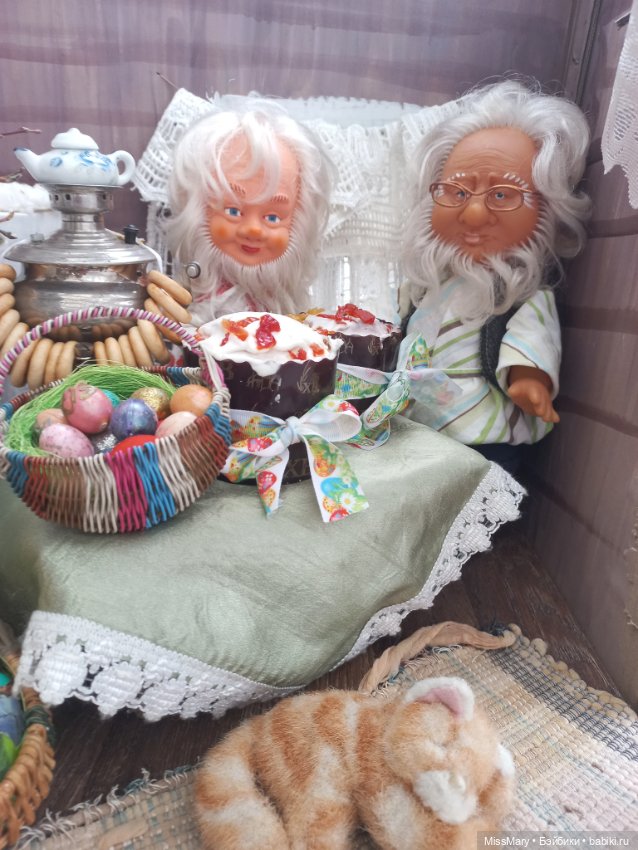 "Веселые картинки". Напекла Фаина куличей