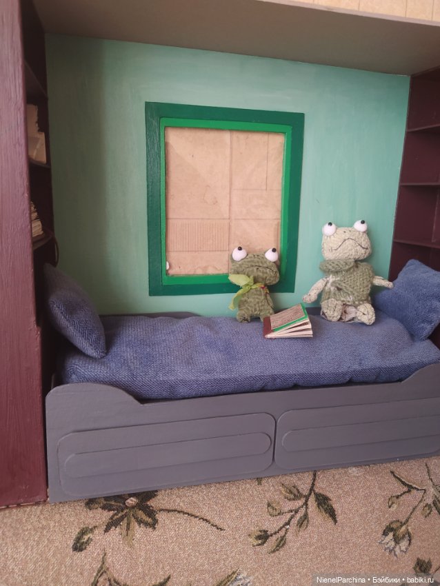 Спальный уголок 1:6 — Мебель для кукол и домиков: фото (фото 2)