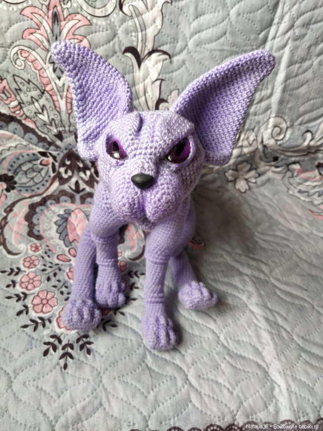 Сфинкс Фиалка — Вязаные игрушки и амигуруми: крючком (фото 3)