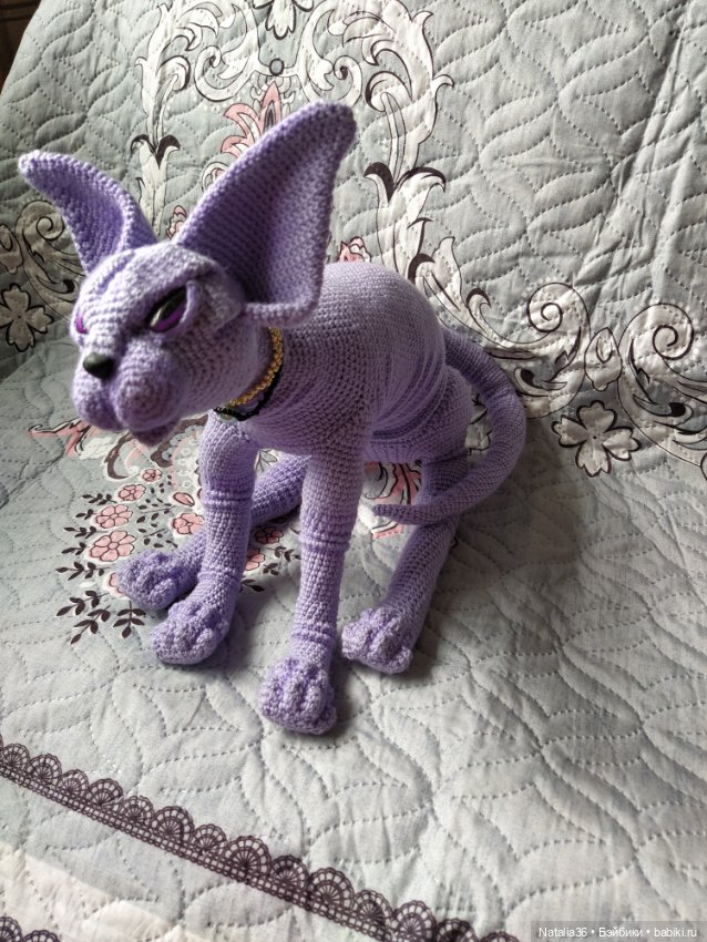 Сфинкс Фиалка — Вязаные игрушки и амигуруми: крючком (фото 2)