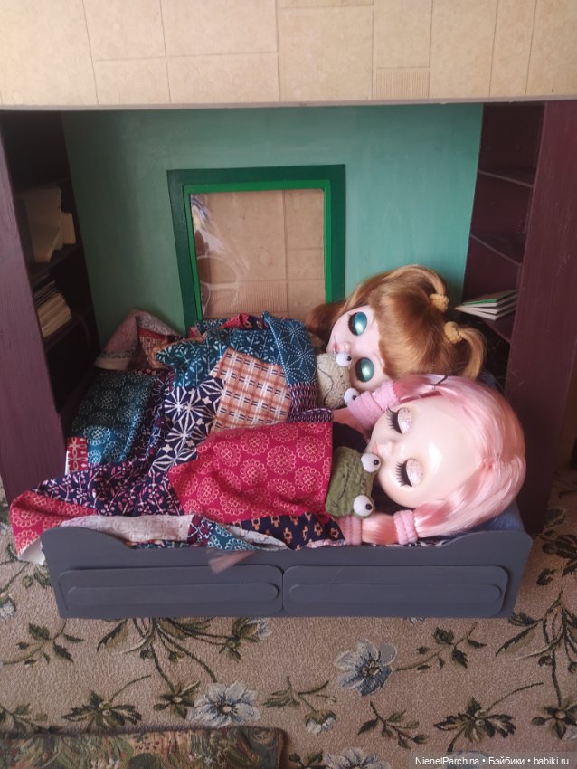 Спальный уголок 1:6 — Мебель для кукол и домиков: фото