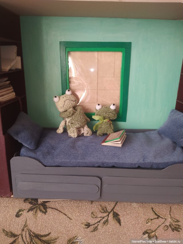 Спальный уголок 1:6 — Мебель для кукол и домиков: фото