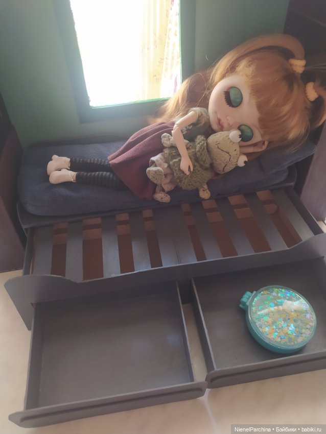 Спальный уголок 1:6 — Мебель для кукол и домиков: фото (фото 5)