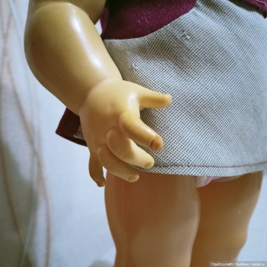 Кукла Таня — Ремонт кукол СССР и ГДР (немок): чернота (фото 3)