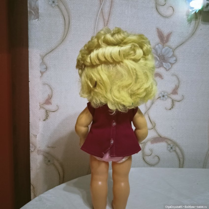 Кукла Таня — Ремонт кукол СССР и ГДР (немок): чернота (фото 5)