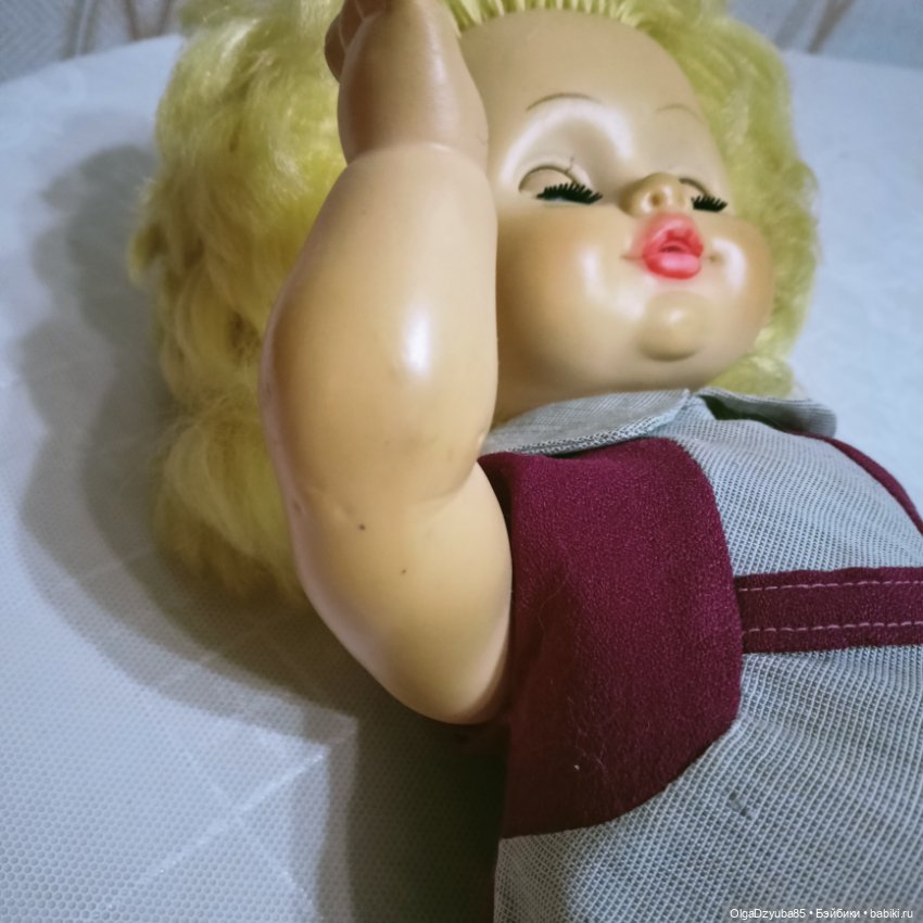 Кукла Таня — Ремонт кукол СССР и ГДР (немок): чернота (фото 6)