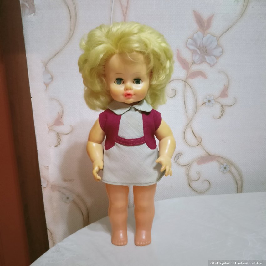 Кукла Таня — Ремонт кукол СССР и ГДР (немок): чернота