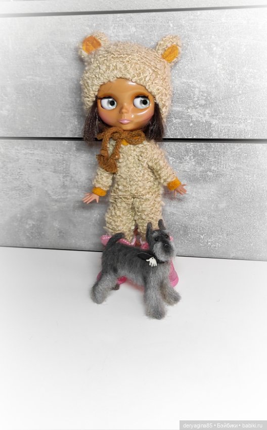 Цвергшнауцер — Валяные игрушки из шерсти: сухое валяние