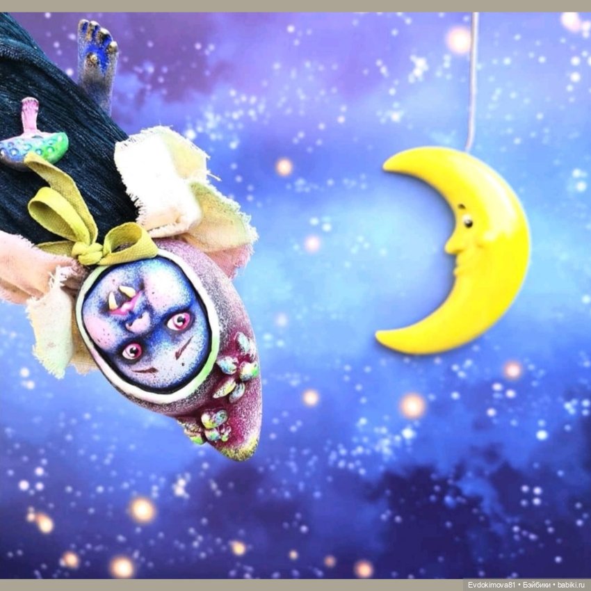 Вампиро-гном — Авторские игрушки из разных материалов: синельная проволока