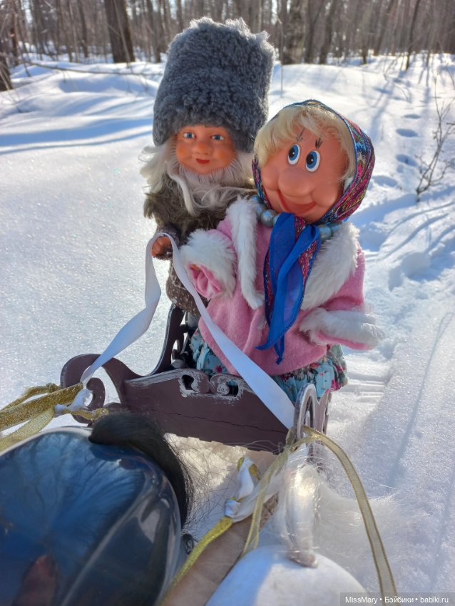 "Веселые картинки". Зима — Винтажные куклы ГДР (Немки): Бигги