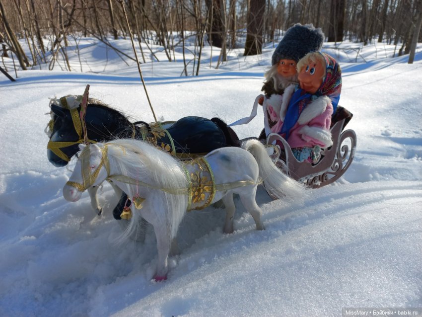 "Веселые картинки". Зима — Винтажные куклы ГДР (Немки): Бигги